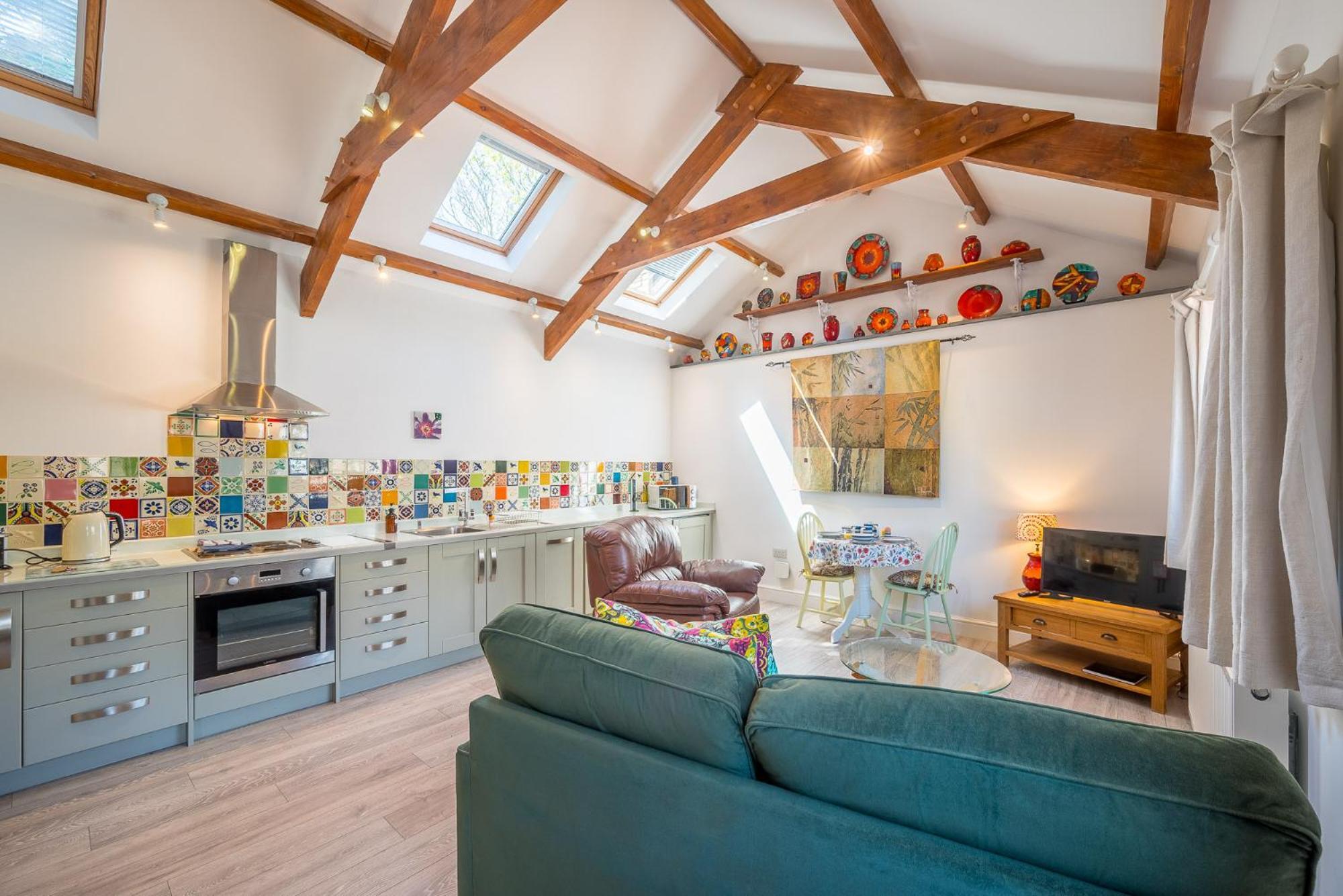 Polrunny Farm Sloe Cottage With A Sea View ボスキャッスル エクステリア 写真