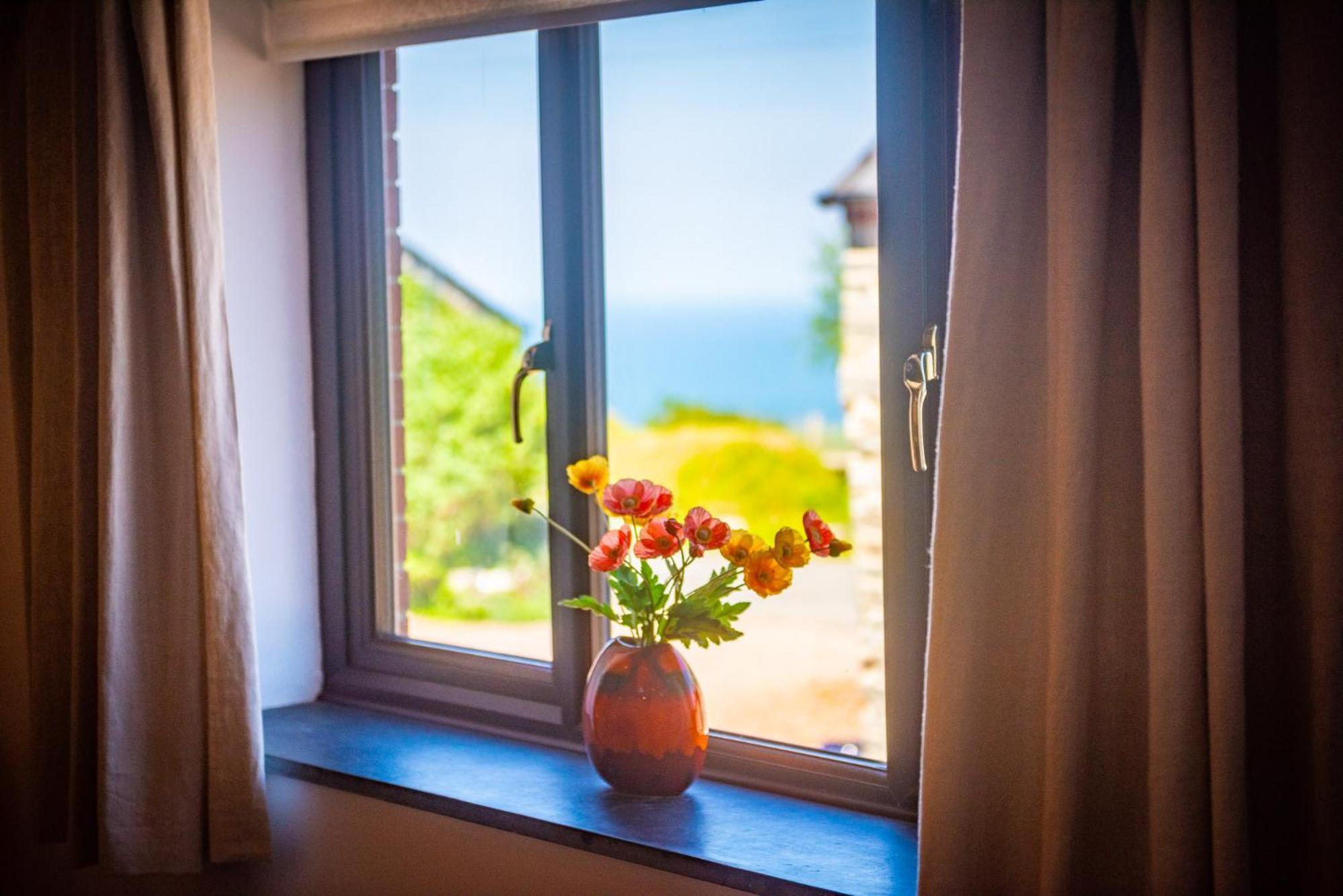 Polrunny Farm Sloe Cottage With A Sea View ボスキャッスル エクステリア 写真